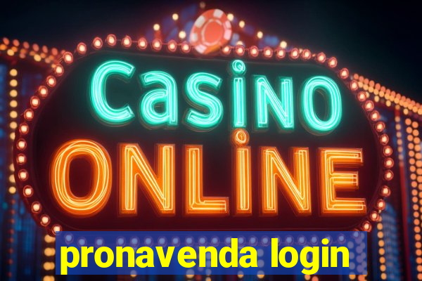 pronavenda login